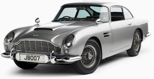 La storica Aston Martin DB5 di James Bond