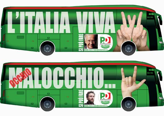 Pullman del Partito Democratico